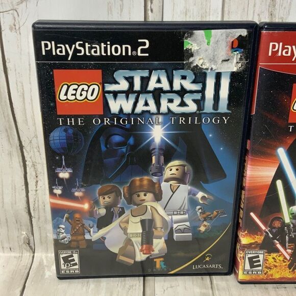 PlayStation 2 PS2 Lego Star Wars 2 and Star Wars the Greatest Hits Video Games - Picture 3 of 8